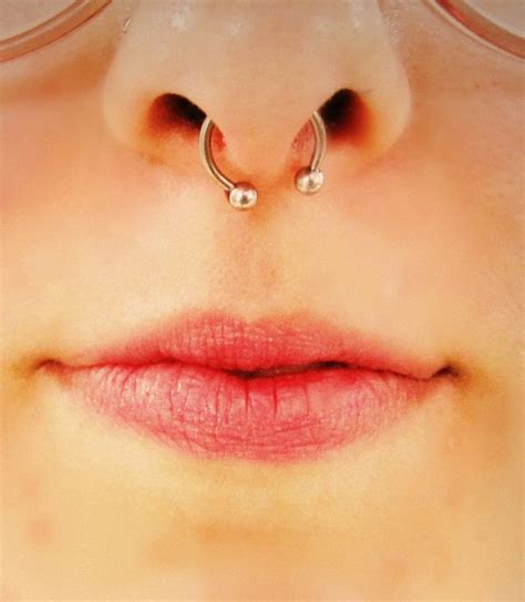 septum piece|how to pierce the septum.